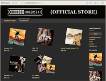 Tablet Screenshot of jaredrogerson.bandcamp.com