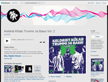 Tablet Screenshot of kldr.bandcamp.com
