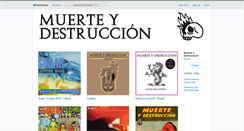 Desktop Screenshot of muerteydestruccion.bandcamp.com