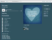 Tablet Screenshot of hungryheartsrock.bandcamp.com