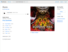 Tablet Screenshot of burningmanvc.bandcamp.com