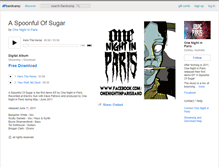 Tablet Screenshot of onenightinparis.bandcamp.com