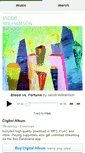Mobile Screenshot of jacobwilliamson.bandcamp.com