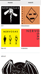 Mobile Screenshot of nervosas.bandcamp.com