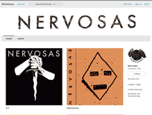 Tablet Screenshot of nervosas.bandcamp.com