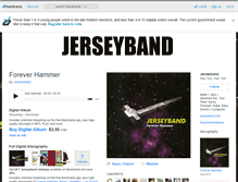 Tablet Screenshot of jerseyband.bandcamp.com