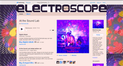 Desktop Screenshot of electroscope.bandcamp.com