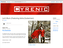 Tablet Screenshot of cyrenic.bandcamp.com