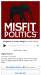 Mobile Screenshot of misfitpolitics.bandcamp.com