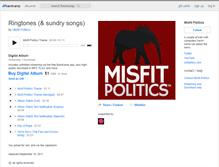 Tablet Screenshot of misfitpolitics.bandcamp.com