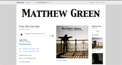 Desktop Screenshot of matthewgreen.bandcamp.com