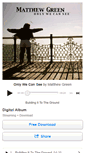 Mobile Screenshot of matthewgreen.bandcamp.com