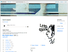 Tablet Screenshot of lordward.bandcamp.com