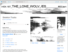 Tablet Screenshot of lonewolves.bandcamp.com