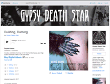 Tablet Screenshot of gypsydeathstar.bandcamp.com