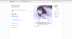 Desktop Screenshot of evangelinejegede.bandcamp.com