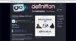 Desktop Screenshot of definitionradio.bandcamp.com