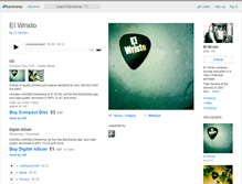 Tablet Screenshot of elwristo.bandcamp.com