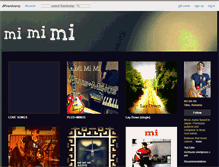 Tablet Screenshot of mi-mi-mi.bandcamp.com
