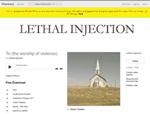 Tablet Screenshot of lethalinjection.bandcamp.com