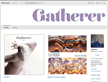 Tablet Screenshot of gatherer.bandcamp.com