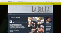 Desktop Screenshot of ladeeda.bandcamp.com