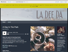 Tablet Screenshot of ladeeda.bandcamp.com