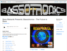 Tablet Screenshot of bassotronics.bandcamp.com