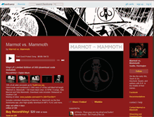 Tablet Screenshot of marmotvsmammoth.bandcamp.com