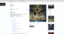 Desktop Screenshot of huntress.bandcamp.com
