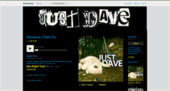 Desktop Screenshot of justdavemusic.bandcamp.com