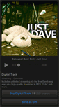 Mobile Screenshot of justdavemusic.bandcamp.com