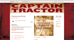 Desktop Screenshot of captaintractor.bandcamp.com