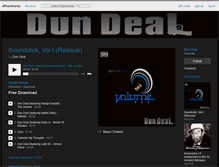 Tablet Screenshot of dundeal.bandcamp.com
