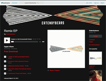 Tablet Screenshot of eatenbybears.bandcamp.com
