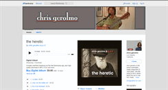 Desktop Screenshot of chrisgerolmo.bandcamp.com