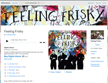 Tablet Screenshot of feelingfrisky.bandcamp.com