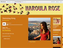 Tablet Screenshot of haroularose.bandcamp.com