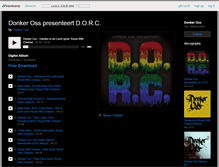 Tablet Screenshot of donkeross.bandcamp.com
