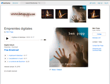 Tablet Screenshot of benpopp.bandcamp.com