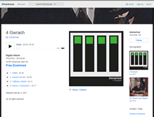 Tablet Screenshot of gwrachod.bandcamp.com