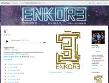 Tablet Screenshot of enkore.bandcamp.com