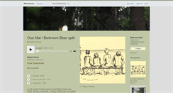 Desktop Screenshot of bedroombear.bandcamp.com