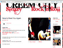 Tablet Screenshot of creemcityrock.bandcamp.com