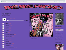 Tablet Screenshot of byebyepedro.bandcamp.com