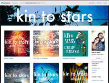 Tablet Screenshot of kintostars.bandcamp.com