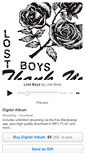 Mobile Screenshot of lostboys.bandcamp.com