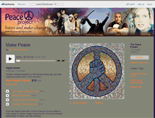 Tablet Screenshot of peaceproject.bandcamp.com