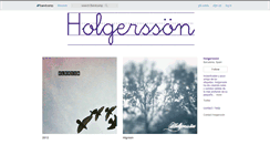 Desktop Screenshot of holgersson.bandcamp.com