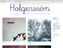 Tablet Screenshot of holgersson.bandcamp.com